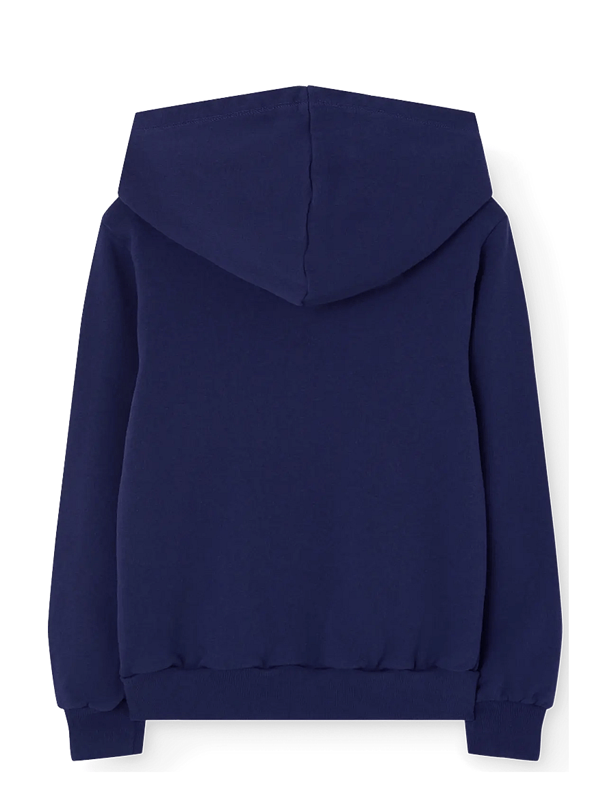 THE ANIMALS OBSERVATORY - ANGLEFISH KID HOODIE DEEP BLUE - bluzy z kapturem - deep blue - 1