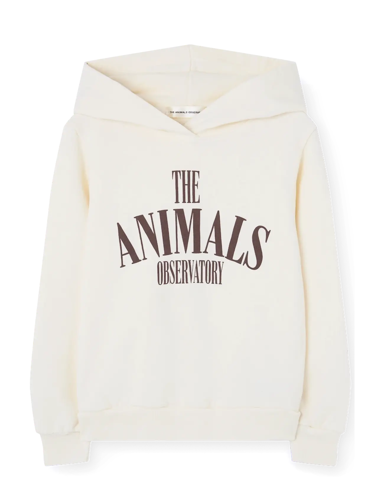 THE ANIMALS OBSERVATORY ANGLEFISH KID HOODIE DEEP BLUE - Fatnaður - RAW WHITE / cream