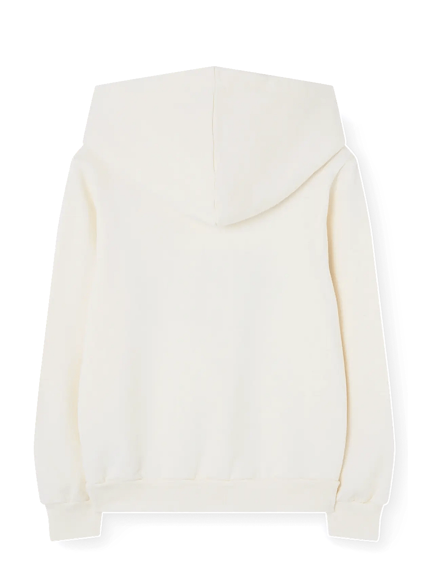 THE ANIMALS OBSERVATORY - ANGLEFISH KID HOODIE DEEP BLUE - kapuutsiga dressipluusid - raw white - 1