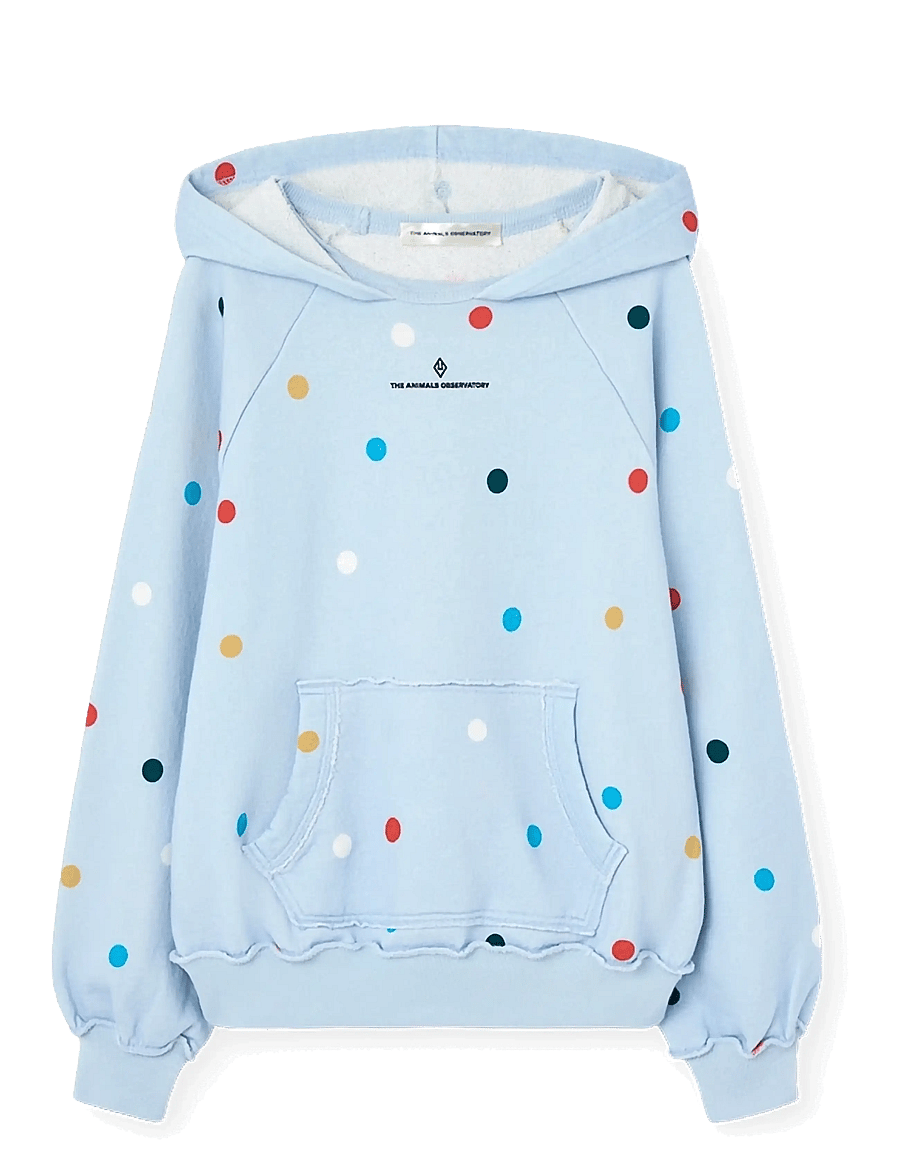 THE ANIMALS OBSERVATORY - BEAVER KID HOODIE BLUE - hættetrøjer - blue - 1