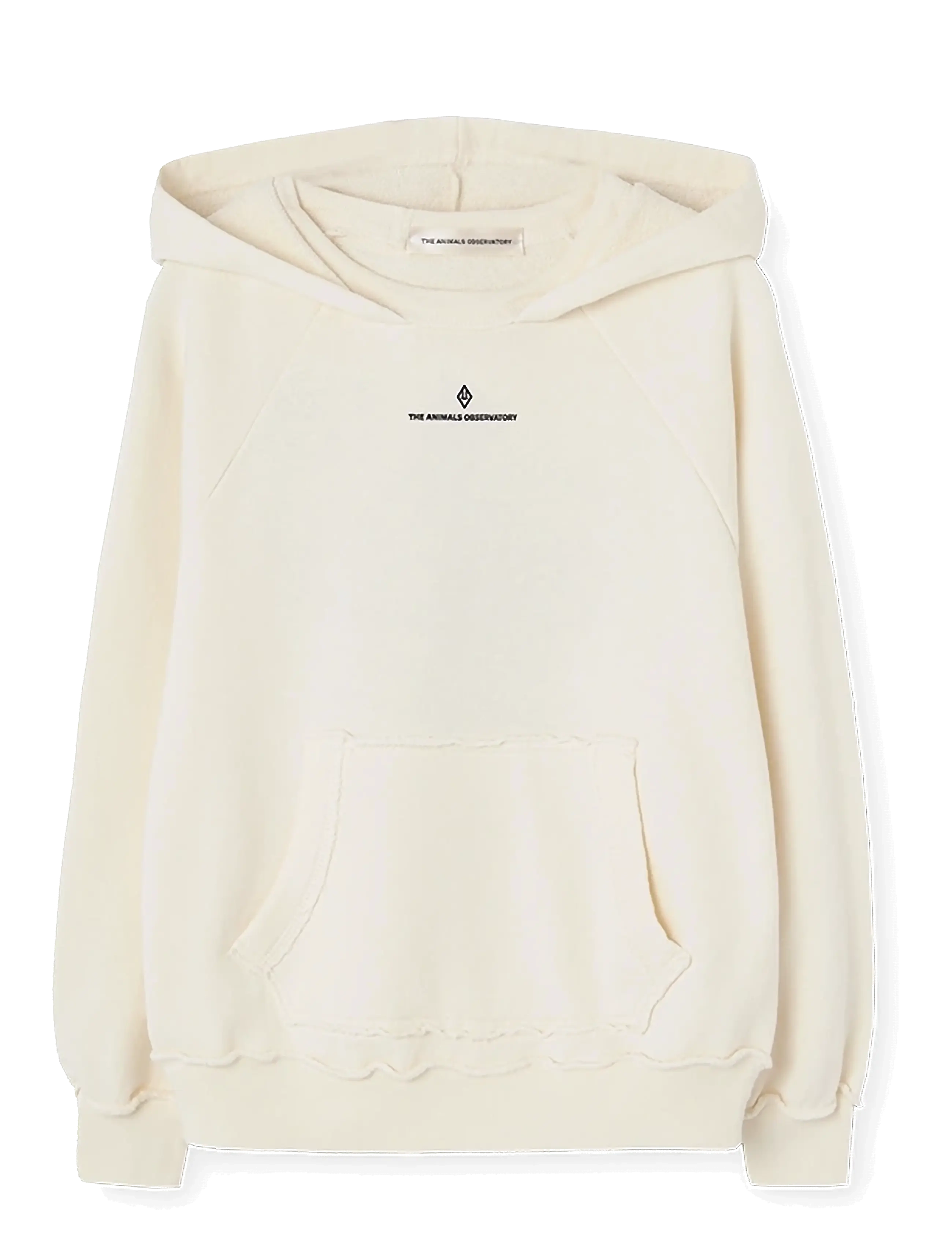 THE ANIMALS OBSERVATORY BEAVER KID HOODIE White Telephone - Børn 98-134 - RAW WHITE / cream
