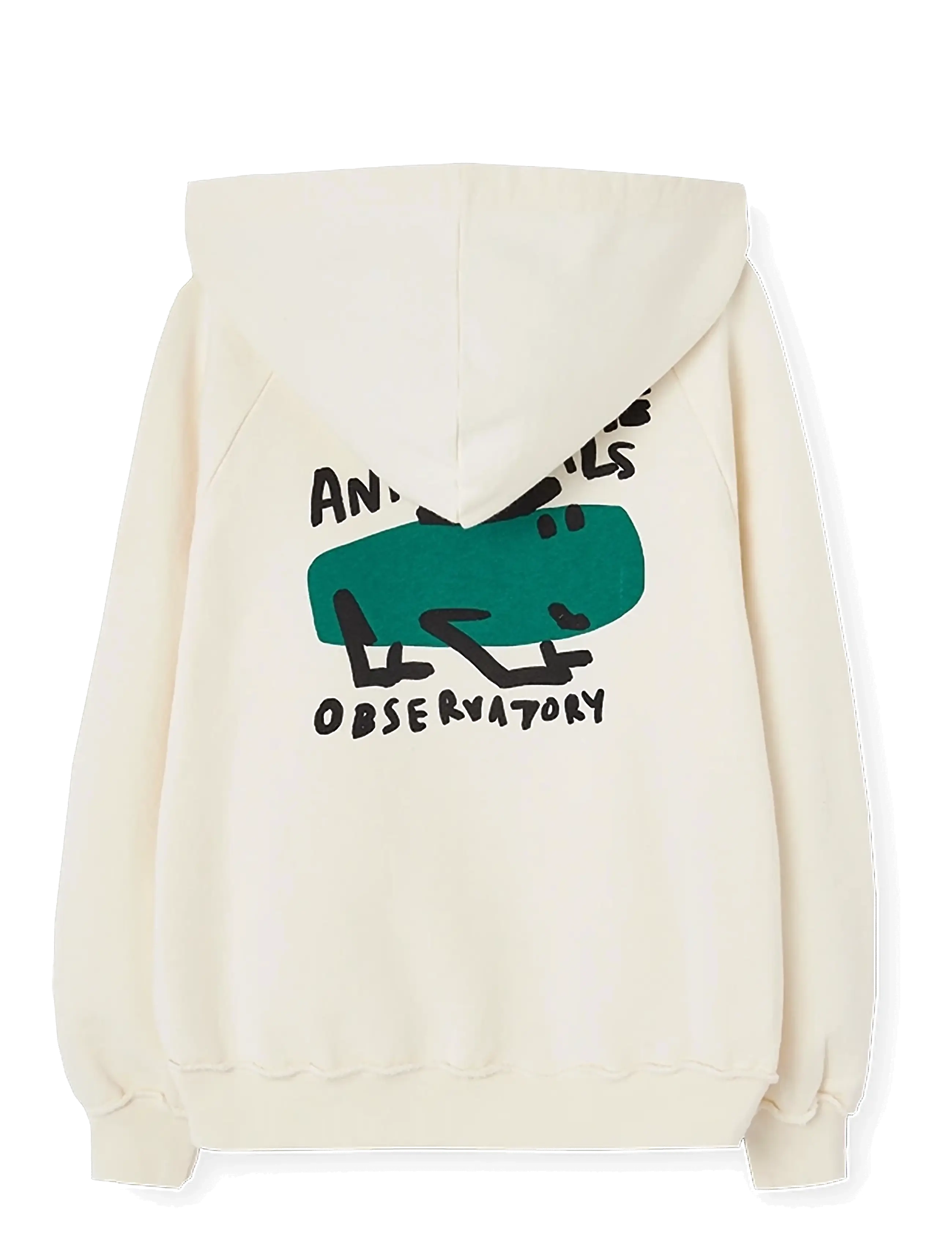 THE ANIMALS OBSERVATORY - BEAVER KID HOODIE White Telephone - hættetrøjer - raw white - 2