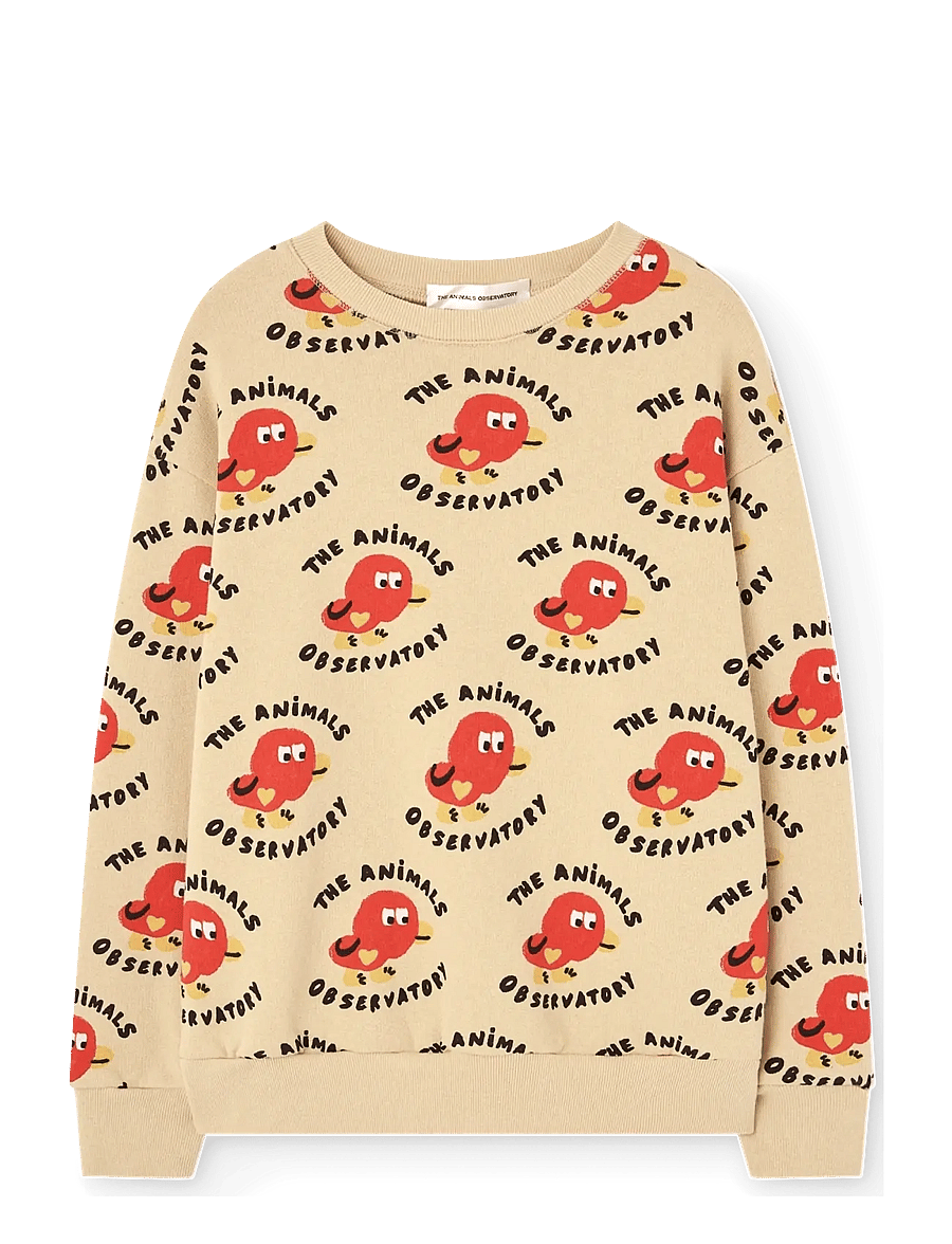 THE ANIMALS OBSERVATORY - BEAR KID SWEATSHIRT DARK GARDEN - sweatshirts - soft brown - 0