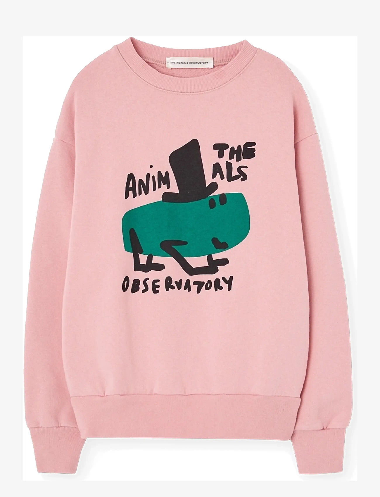 THE ANIMALS OBSERVATORY - BEAR KID SWEATSHIRT SOFT PINK - sweatshirts - soft pink - 1