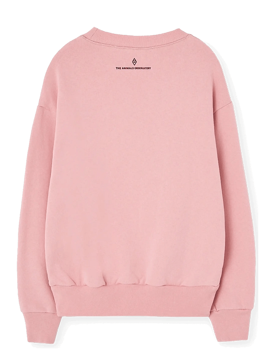 THE ANIMALS OBSERVATORY - BEAR KID SWEATSHIRT DARK GARDEN - sweatshirts - soft pink - 2