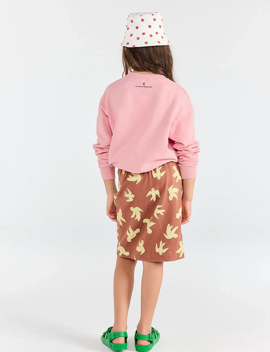 THE ANIMALS OBSERVATORY - BEAR KID SWEATSHIRT DARK GARDEN - sweatshirts - soft pink - 3
