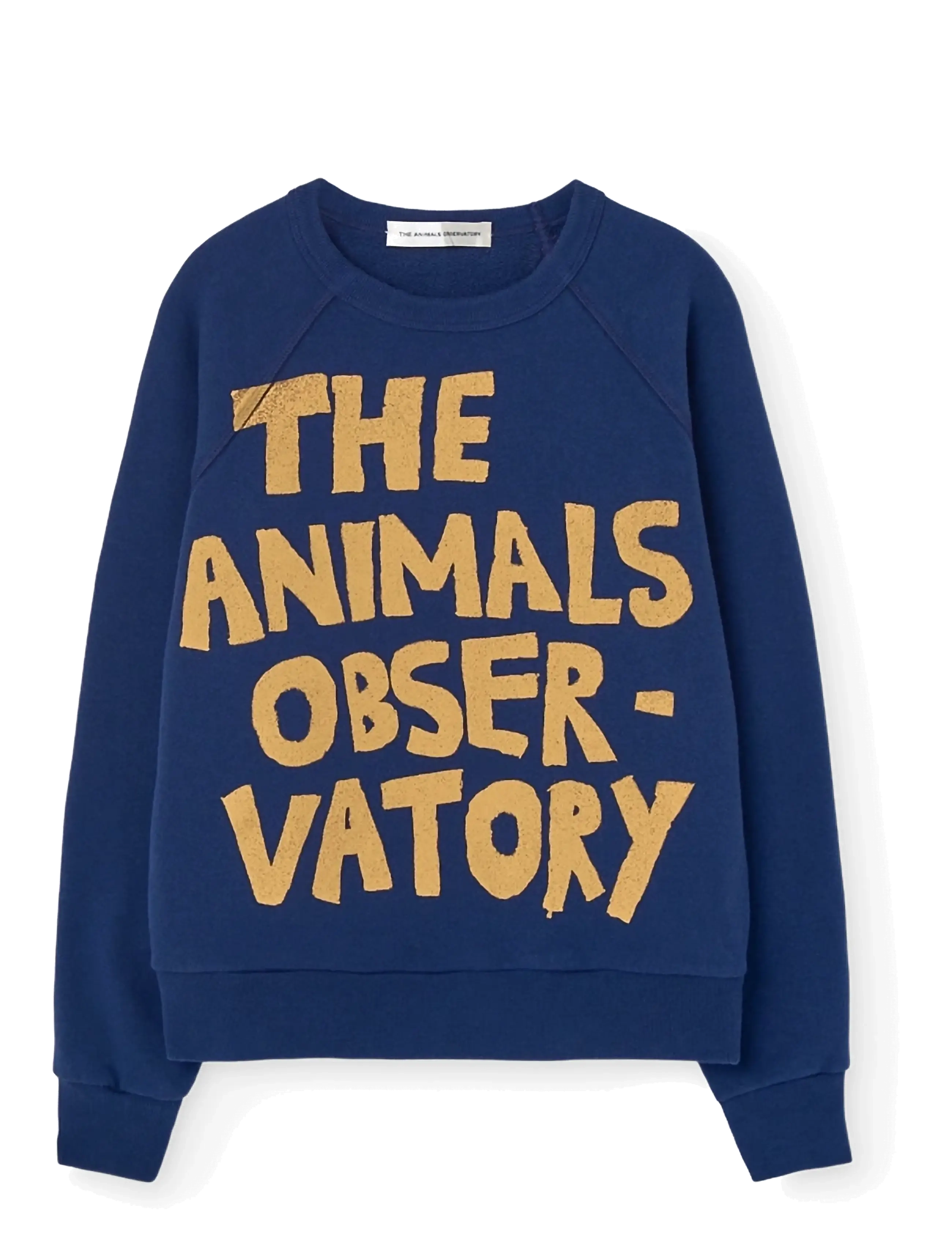 THE ANIMALS OBSERVATORY SHARK KID SWEATSHIRT SOFT YELLOW - Inspiration - DEEP BLUE / navy