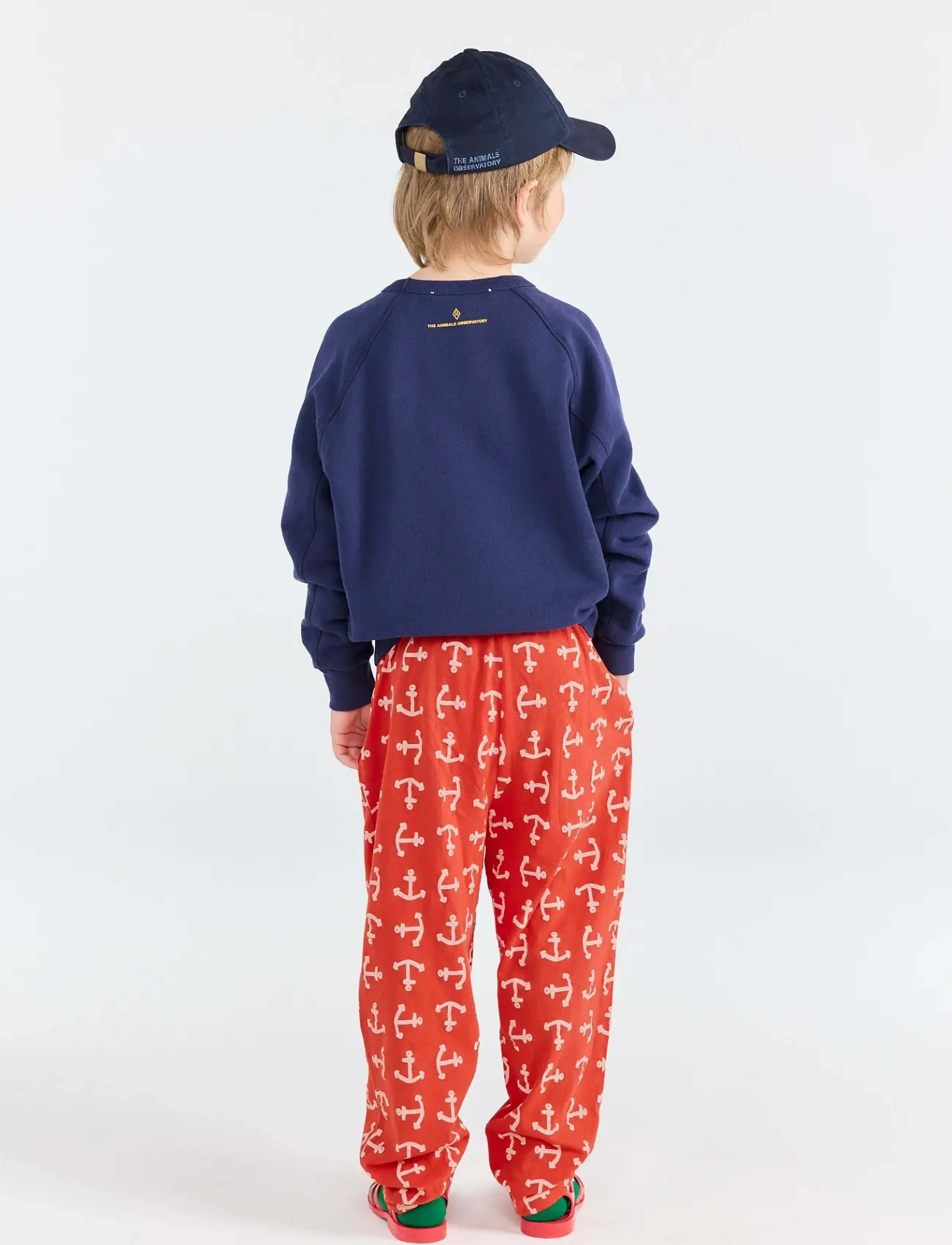 THE ANIMALS OBSERVATORY - SHARK KID SWEATSHIRT DEEP BLUE - dressipluusid - deep blue - 3