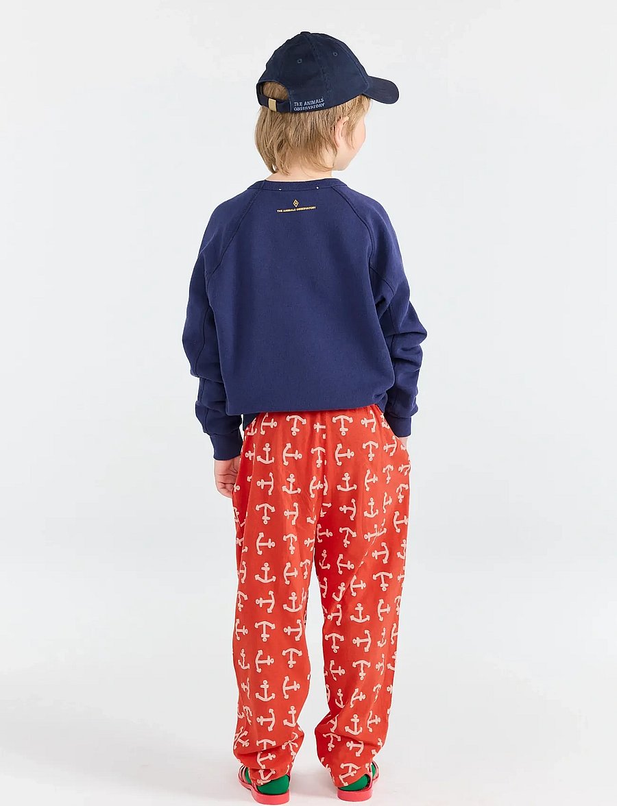 THE ANIMALS OBSERVATORY - SHARK KID SWEATSHIRT RED - sweatshirts - deep blue - 3