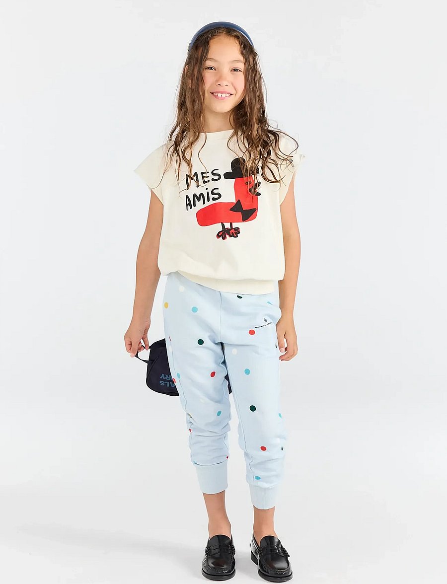 THE ANIMALS OBSERVATORY - PANTHER KID SWEATPANTS RAW WHITE - sweatpants - blue - 0
