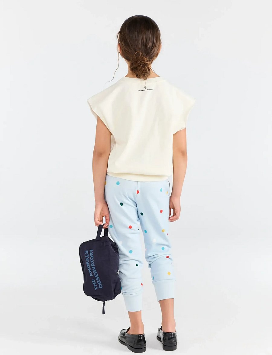 THE ANIMALS OBSERVATORY - PANTHER KID SWEATPANTS RAW WHITE - sweatpants - blue - 3