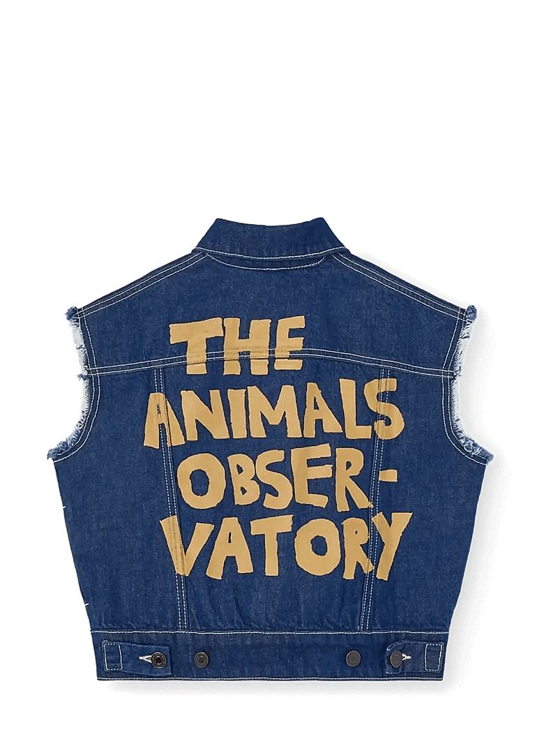 THE ANIMALS OBSERVATORY - HOG KID VEST BLUE - shop etter alder - blue - 2