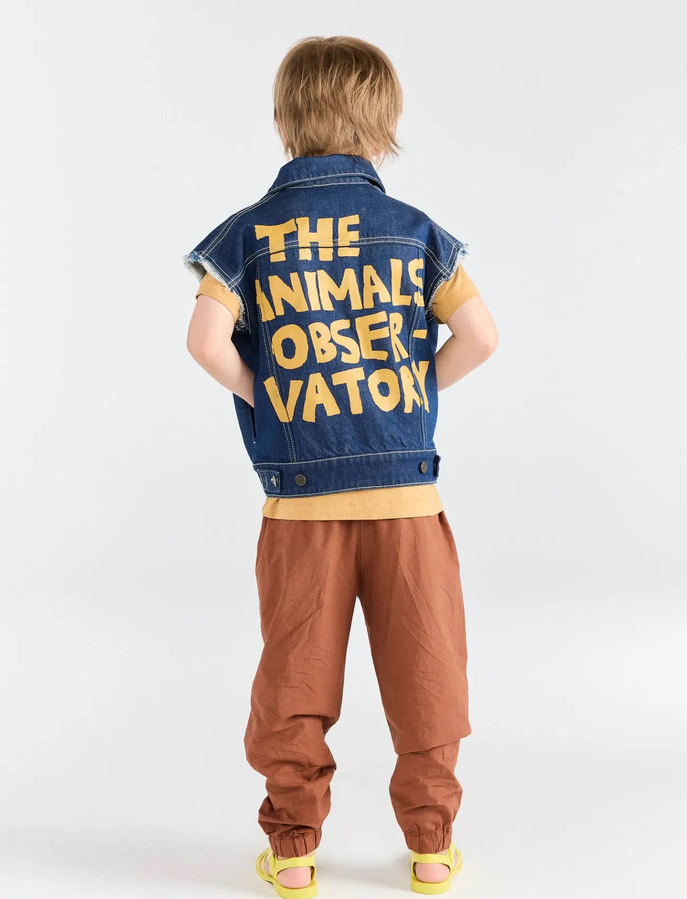 THE ANIMALS OBSERVATORY - HOG KID VEST BLUE - shoppa efter ålder - blue - 3