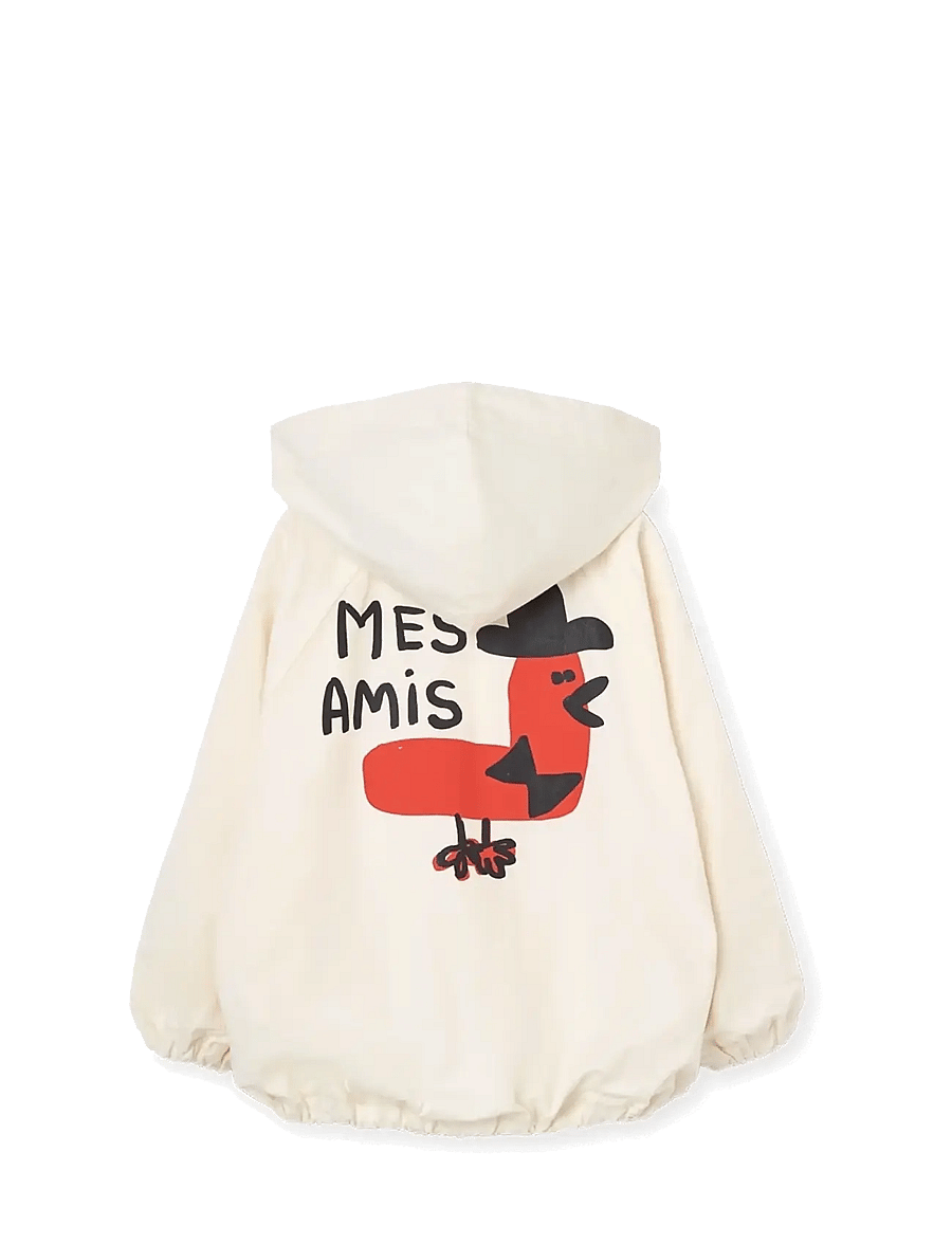 THE ANIMALS OBSERVATORY - CARP KID JACKET White - tuulejoped - raw white - 2