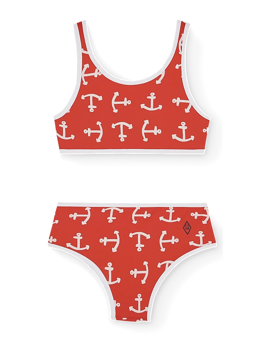 THE ANIMALS OBSERVATORY - TRITON KID BIKINI RED - uv-kaitsega riided - red - 1