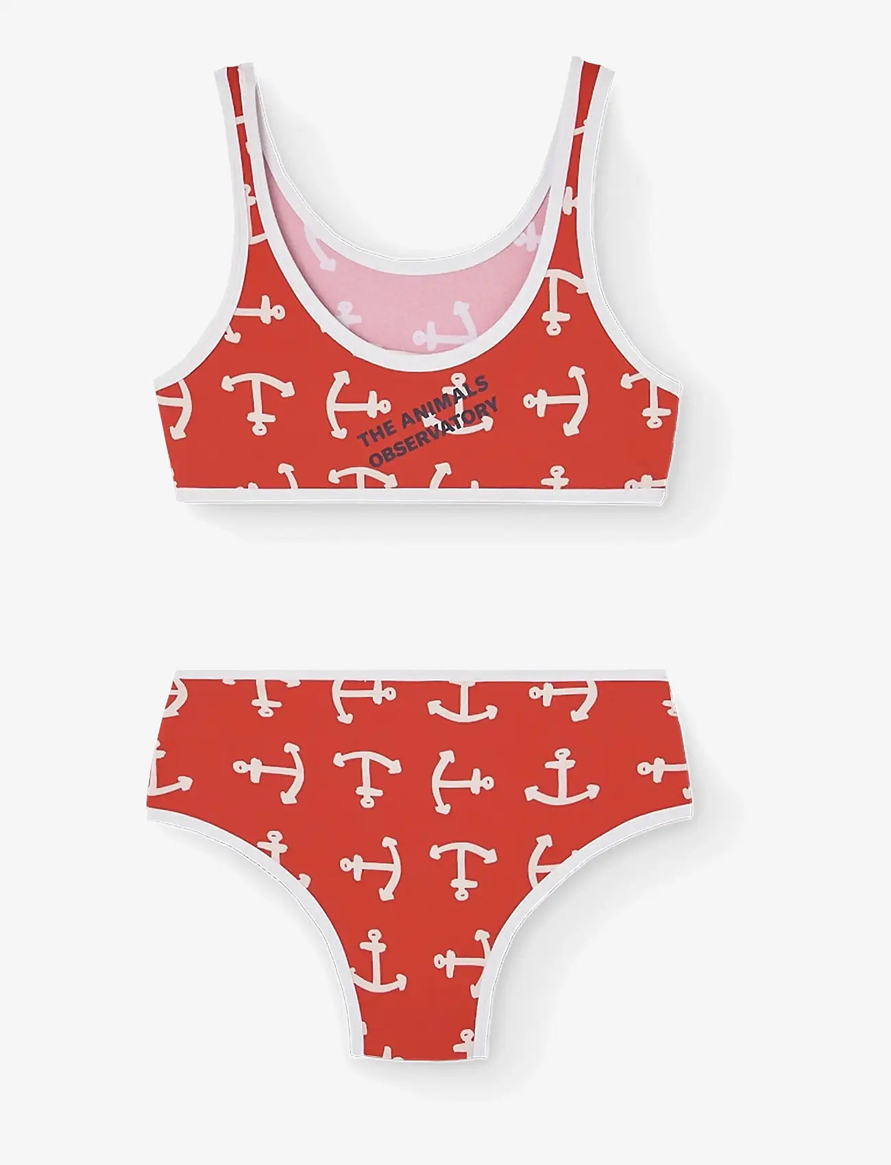 THE ANIMALS OBSERVATORY - TRITON KID BIKINI RED - uv clothing - red - 2