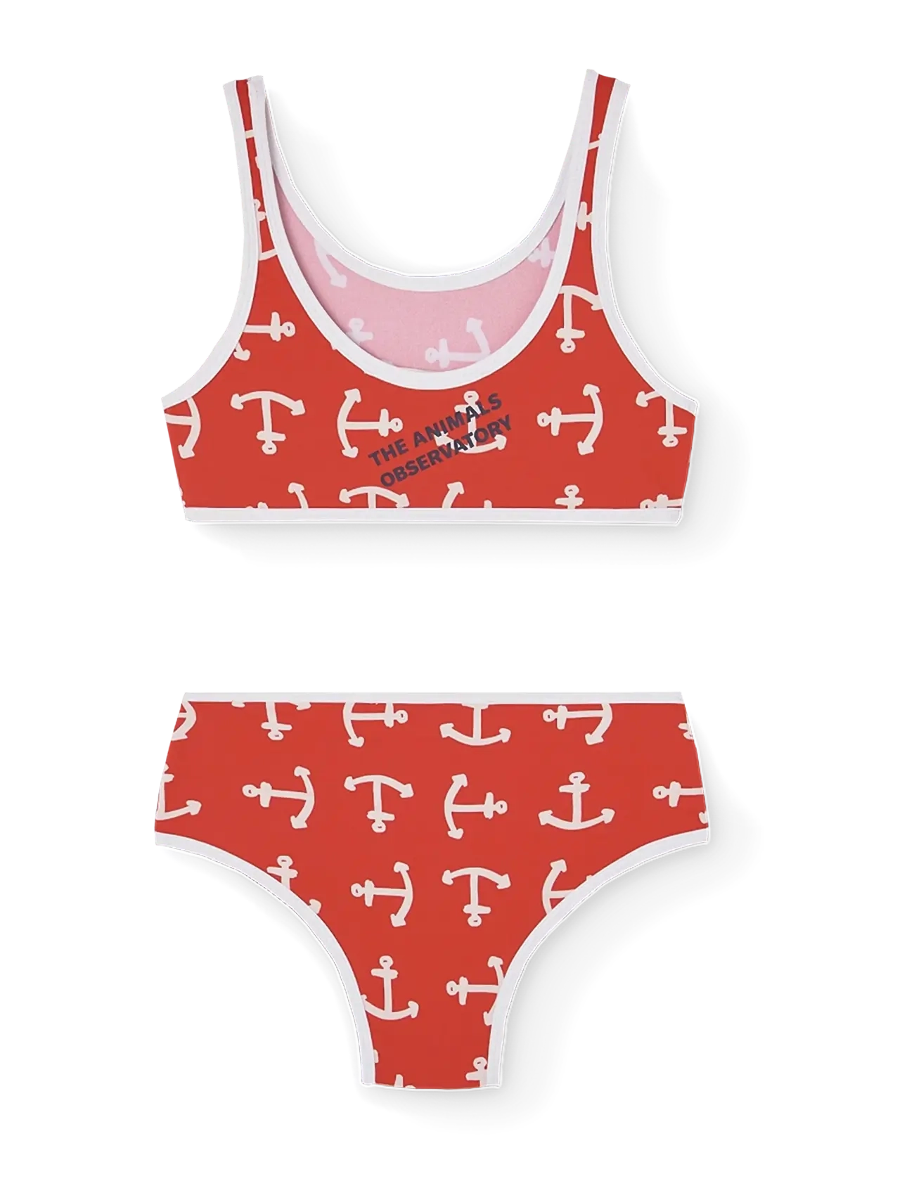 THE ANIMALS OBSERVATORY - TRITON KID BIKINI RED - gode sommertilbud - red - 2