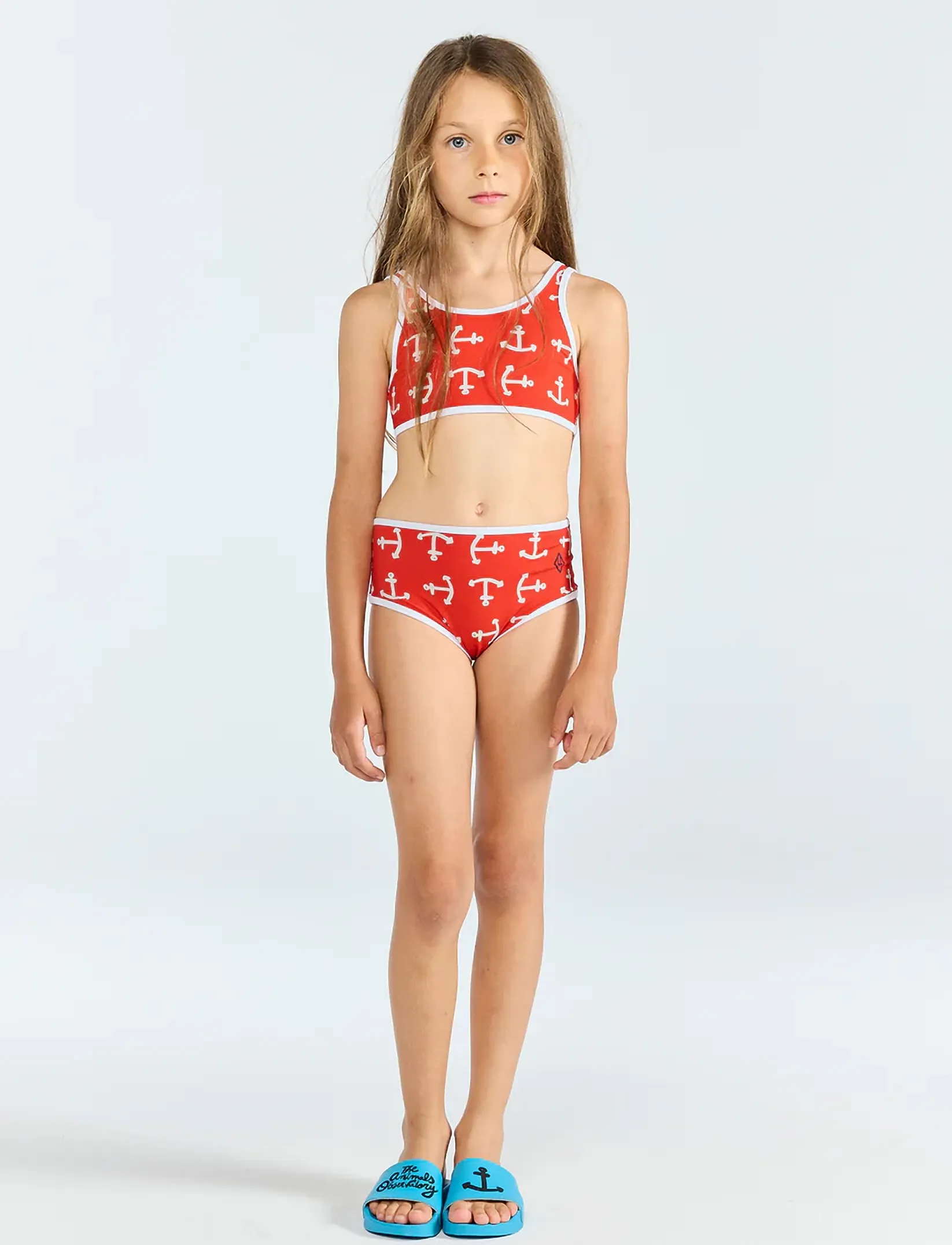 THE ANIMALS OBSERVATORY Triton Kid Bikini Red, 104, Red, Badetøj > Bikinier, Børn