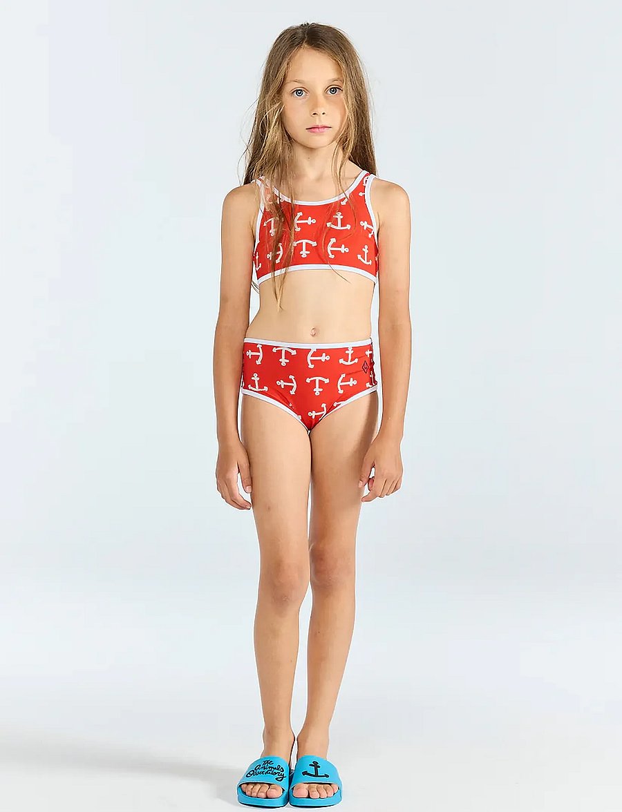 THE ANIMALS OBSERVATORY - TRITON KID BIKINI RED - uv-kaitsega riided - red - 0