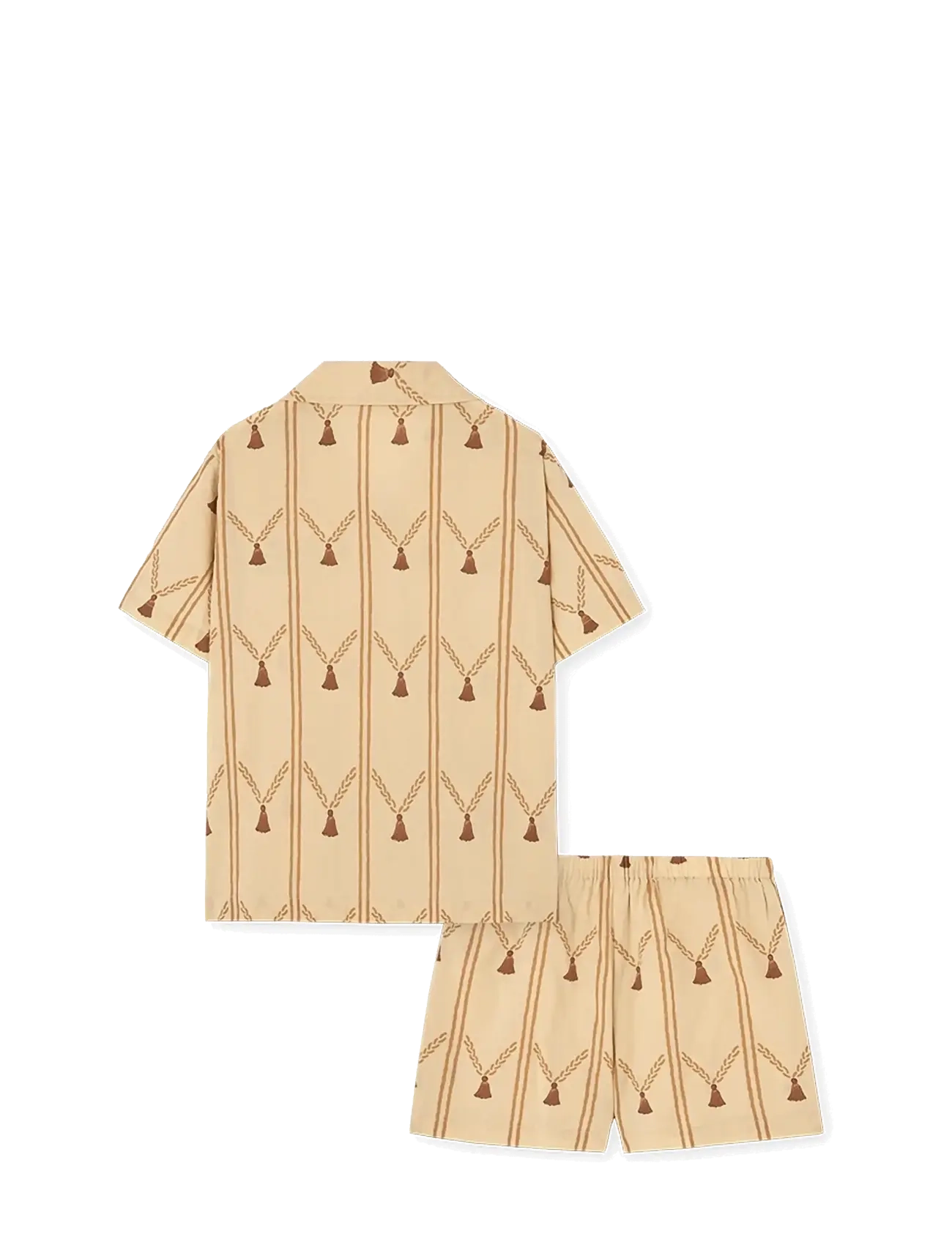 THE ANIMALS OBSERVATORY - MAGPIE KID SET SOFT BROWN - set med kortärmad t-shirt - soft brown - 1