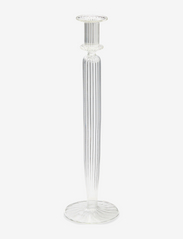 Anna + Nina - Salty Glass Candle Holder - laveste priser - white - 0