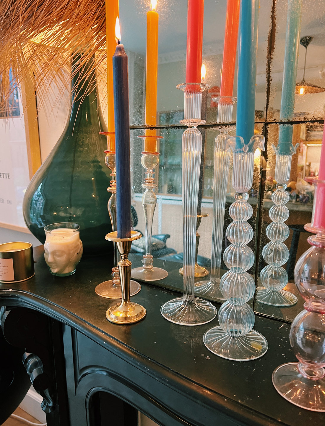 Anna Nina Salty Glass Candle Holder Ljusstakar Ljuslyktor