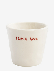 Espresso Cup I love you - WHITE