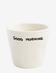 Espresso Cup Goodmorning - WHITE
