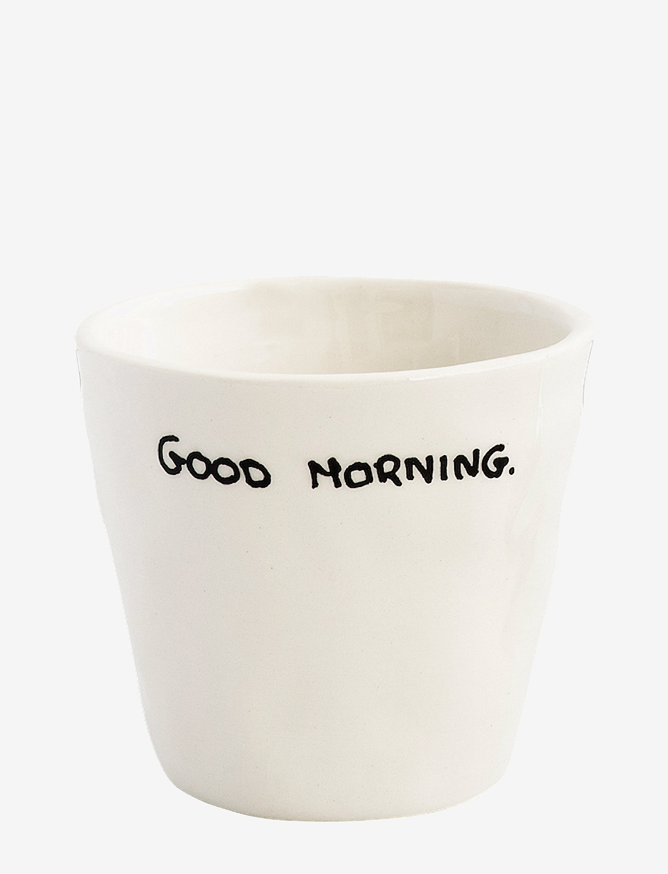 Anna + Nina - Espresso Cup Goodmorning - köp efter pris - white - 0