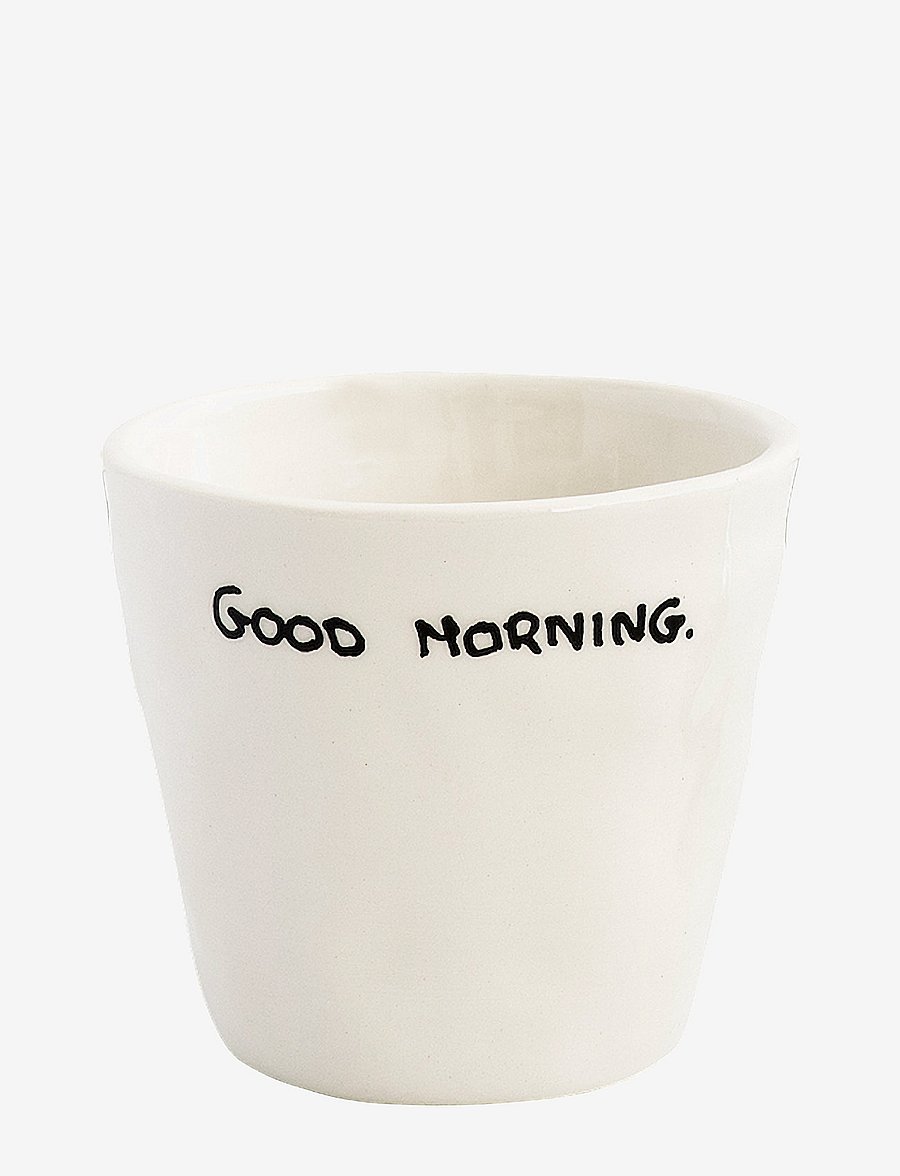 Anna + Nina - Espresso Cup Goodmorning - espressotassen - white - 1