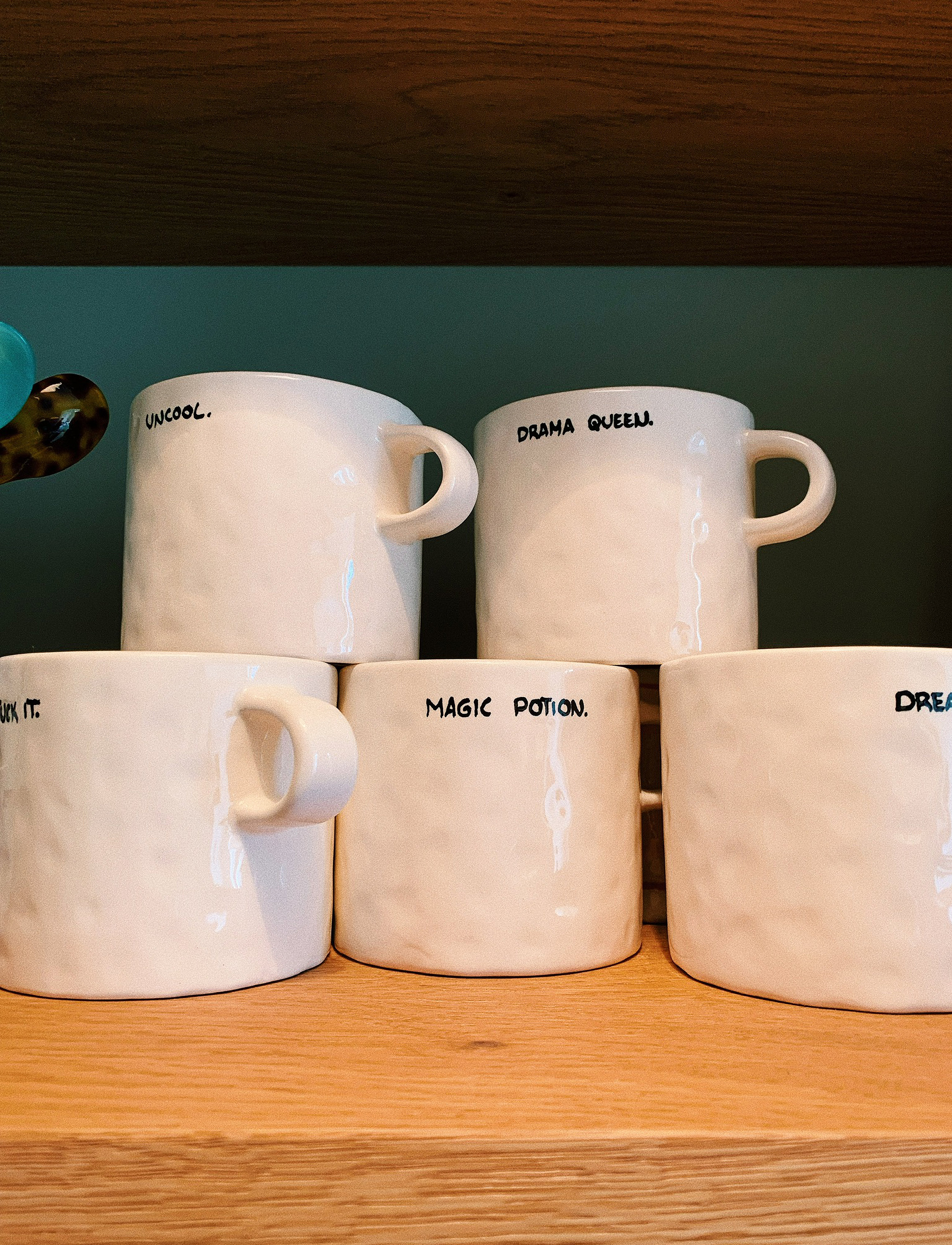 Anna + Nina Magic Potion Mug, 50 CL, White, Kopper & Krus > Kaffekopper, Unisex