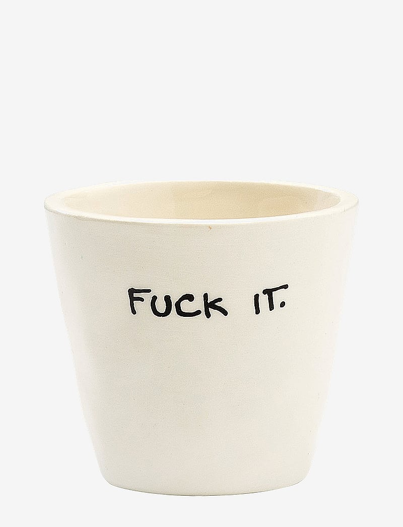 Anna + Nina - Fuck It Espresso Cup - osta hinna alusel - white - 0