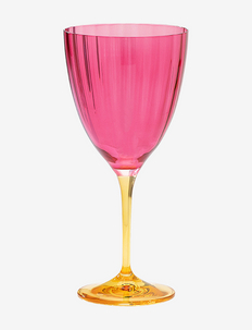 Jazzy Pink Wine Glass, Anna + Nina