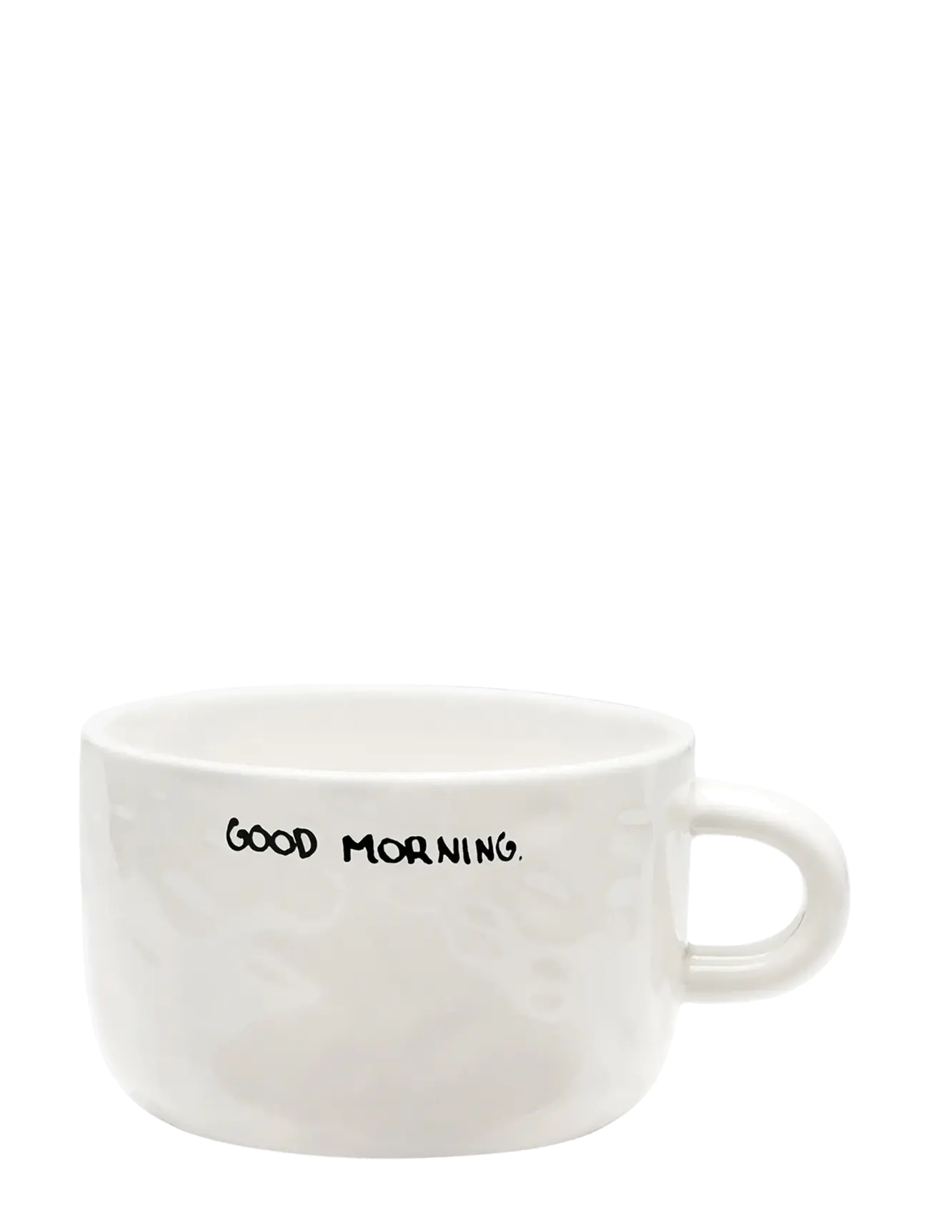 Anna + Nina Good Morning Cappuccino Mug, Coffee Kop, Creme, Str: 30 CL