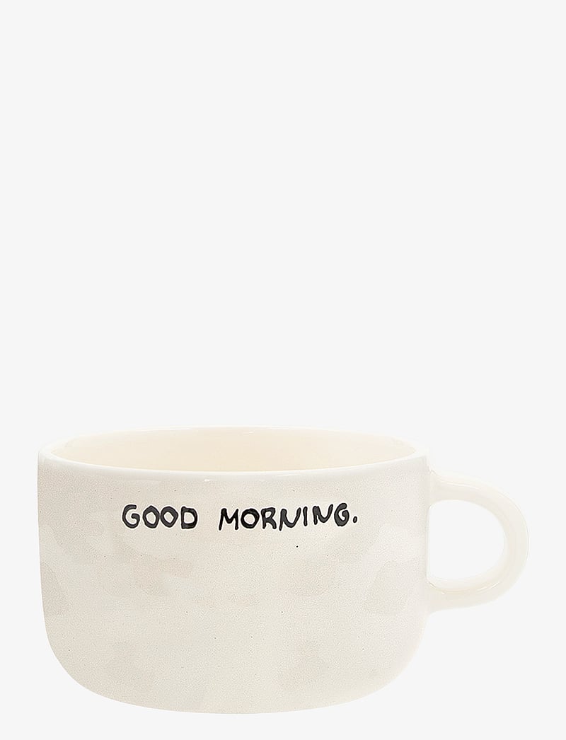 Anna + Nina - Good Morning Cappuccino Mug - osta hinna alusel - white/black - 0