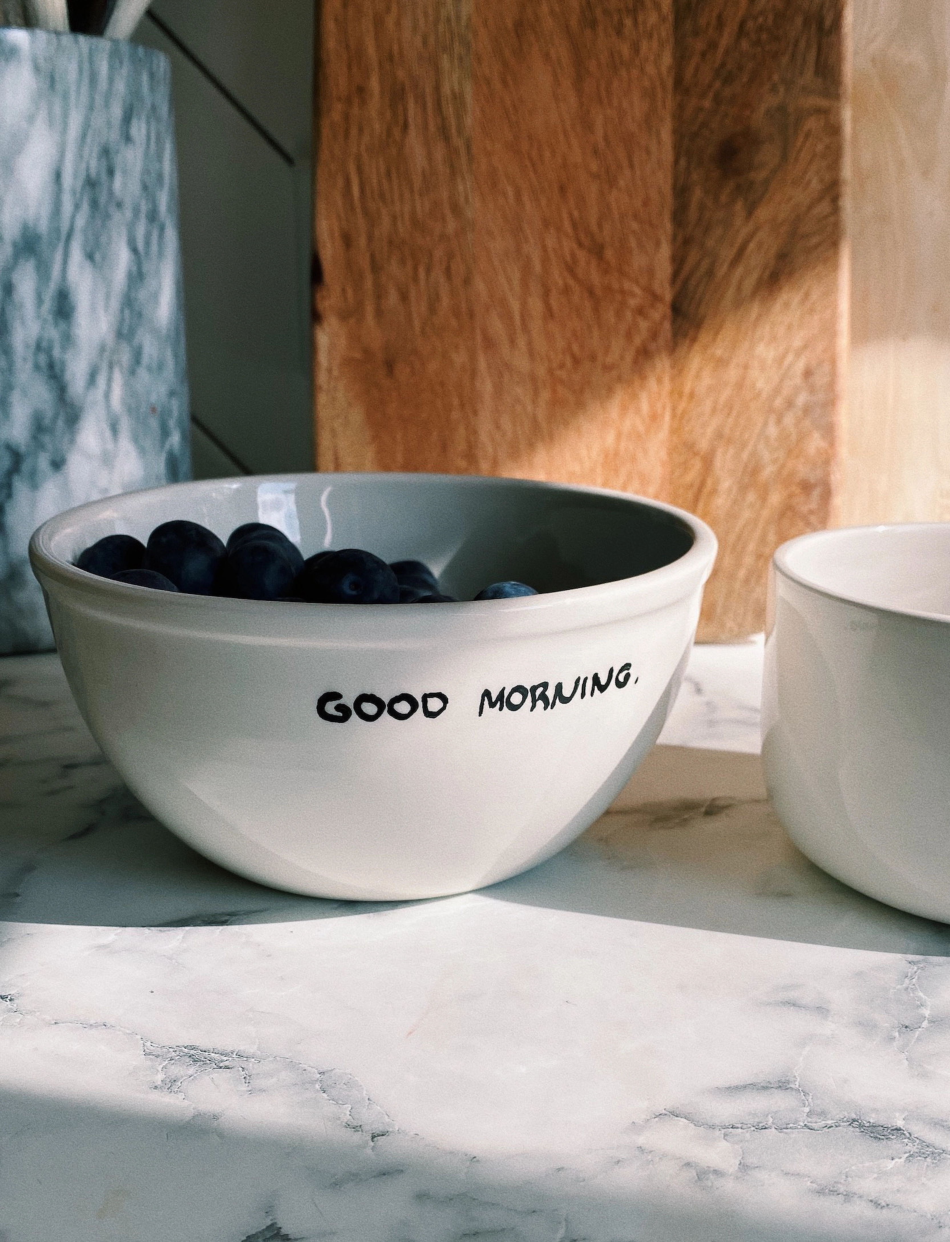 Anna + Nina Good Morning Bowl, 50 CL, Bowls, Weiß - Breakfast Homeware