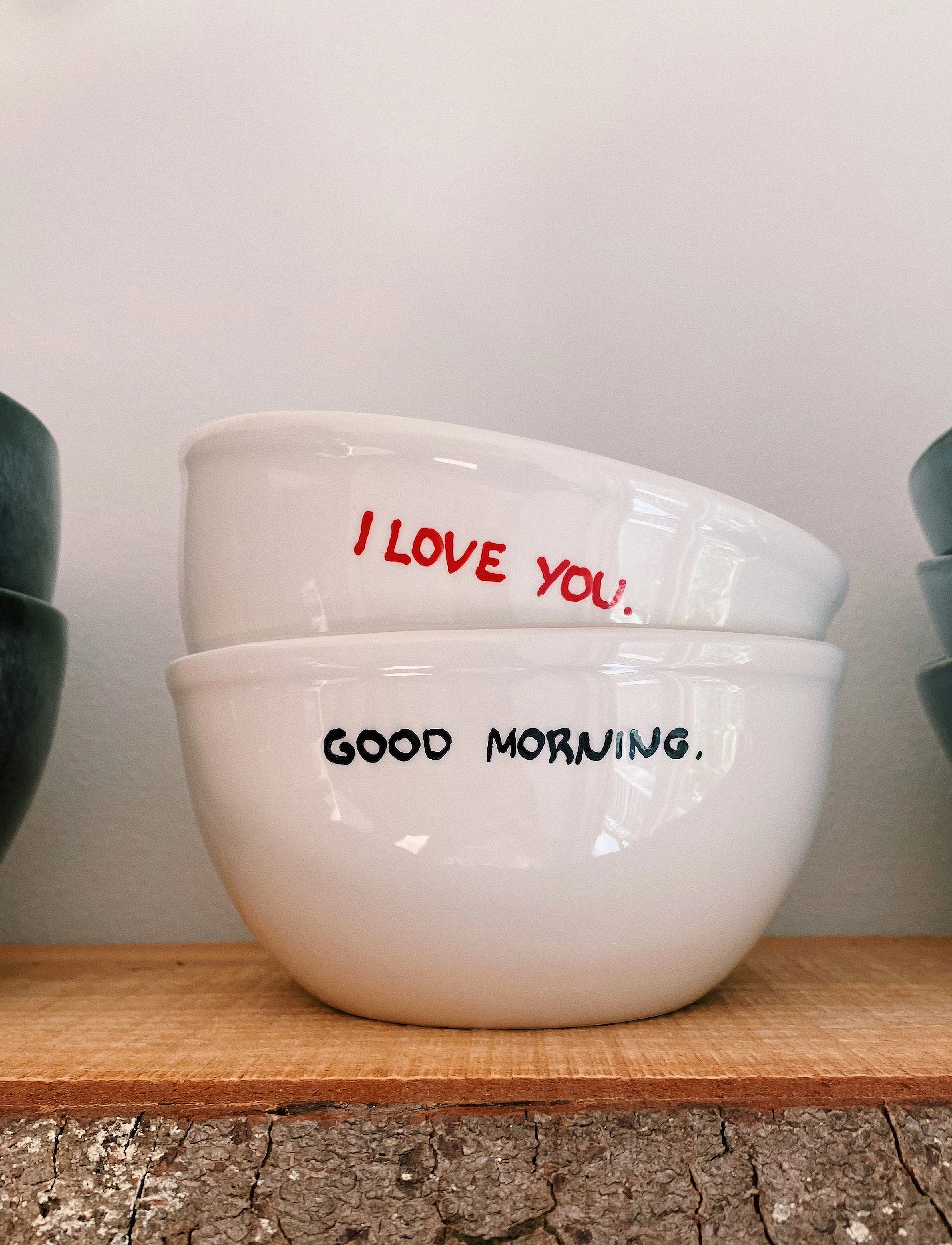 Anna + Nina - Good Morning Bowl - aamiaiskulhot - white - 2
