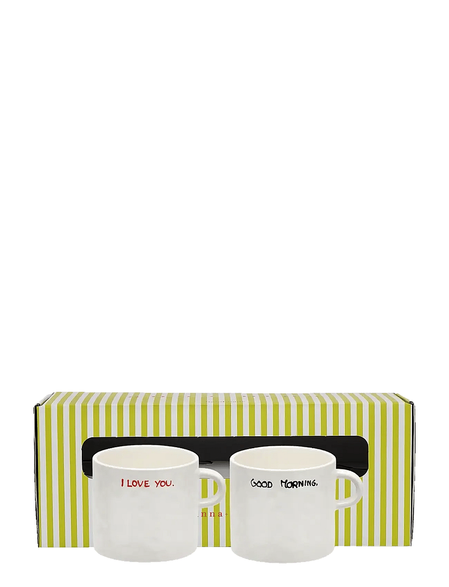 Anna + Nina - Perfect Morning Tea Mug Set of 2 - teetassen - white - 1