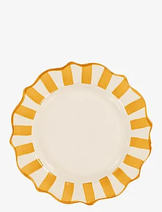 Yellow Scalloped Breakfast Plate, Anna + Nina