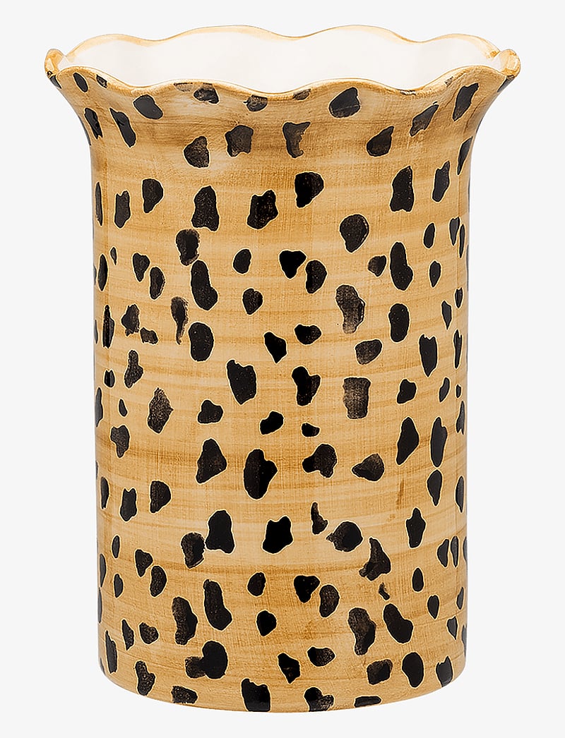Anna + Nina - Leopard Vase - achat par prix - brown - 1