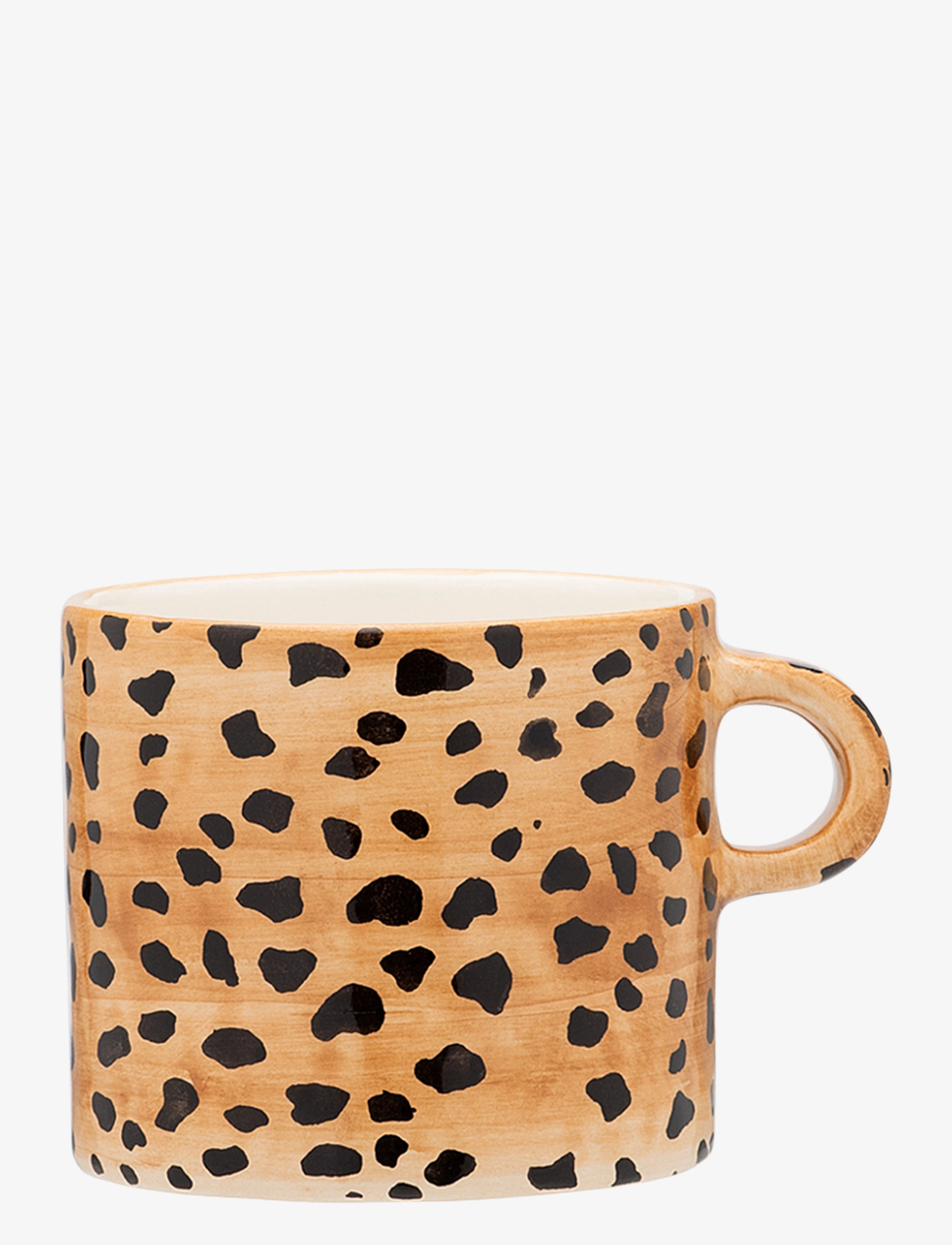 Anna + Nina Leopard Tea Mug - Geschirr - BROWN / brown