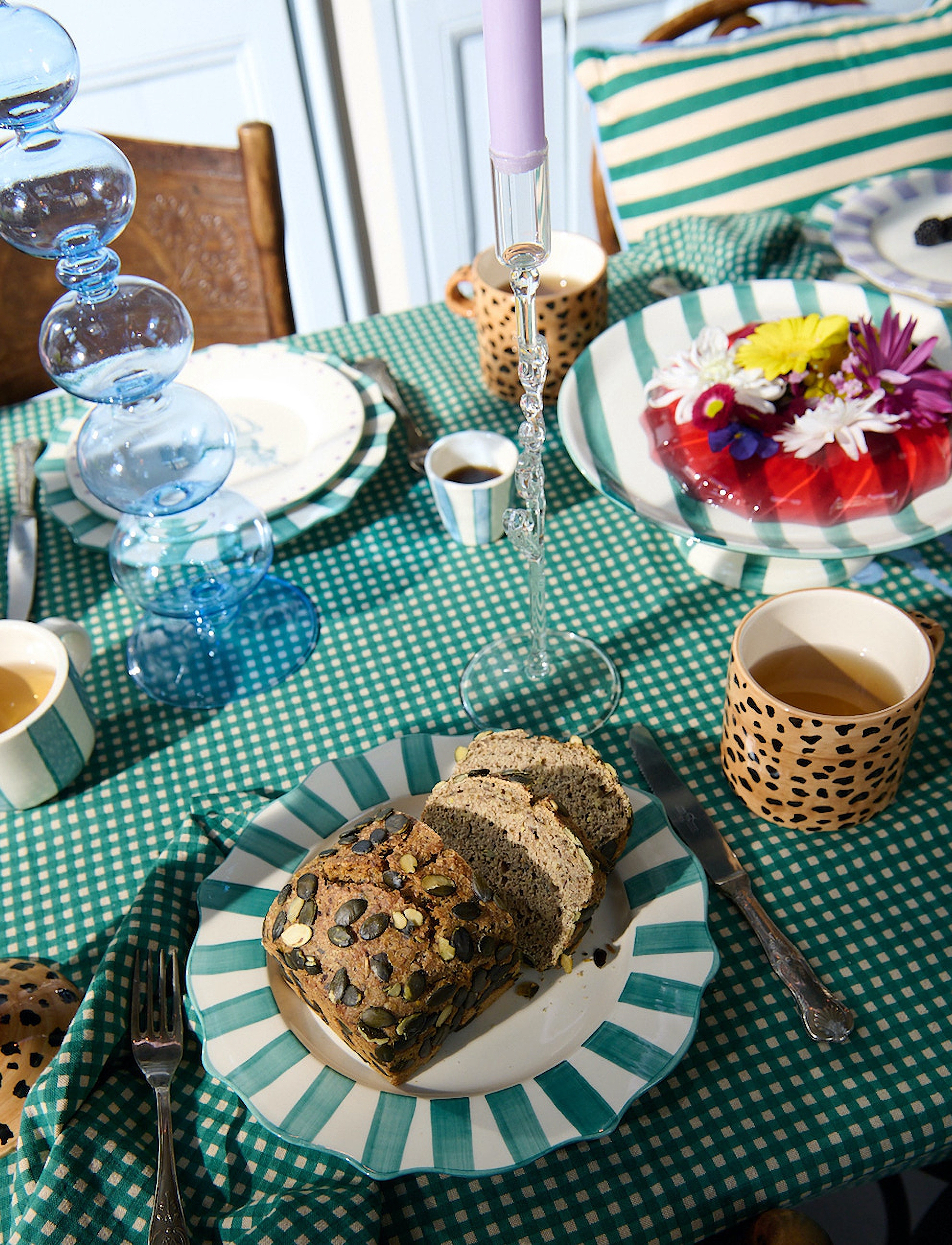 Anna + Nina - Leopard Tea Mug - brown - 4