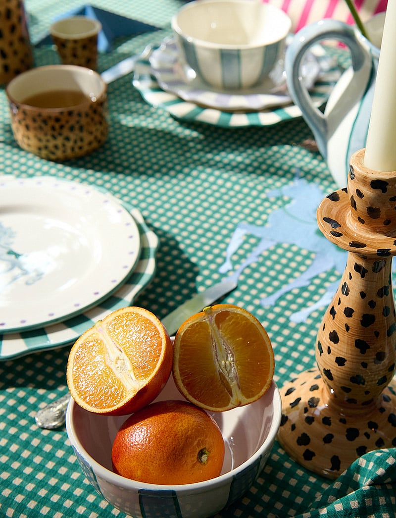 Anna + Nina - Leopard Candle Holder - shop by price - brown - 3