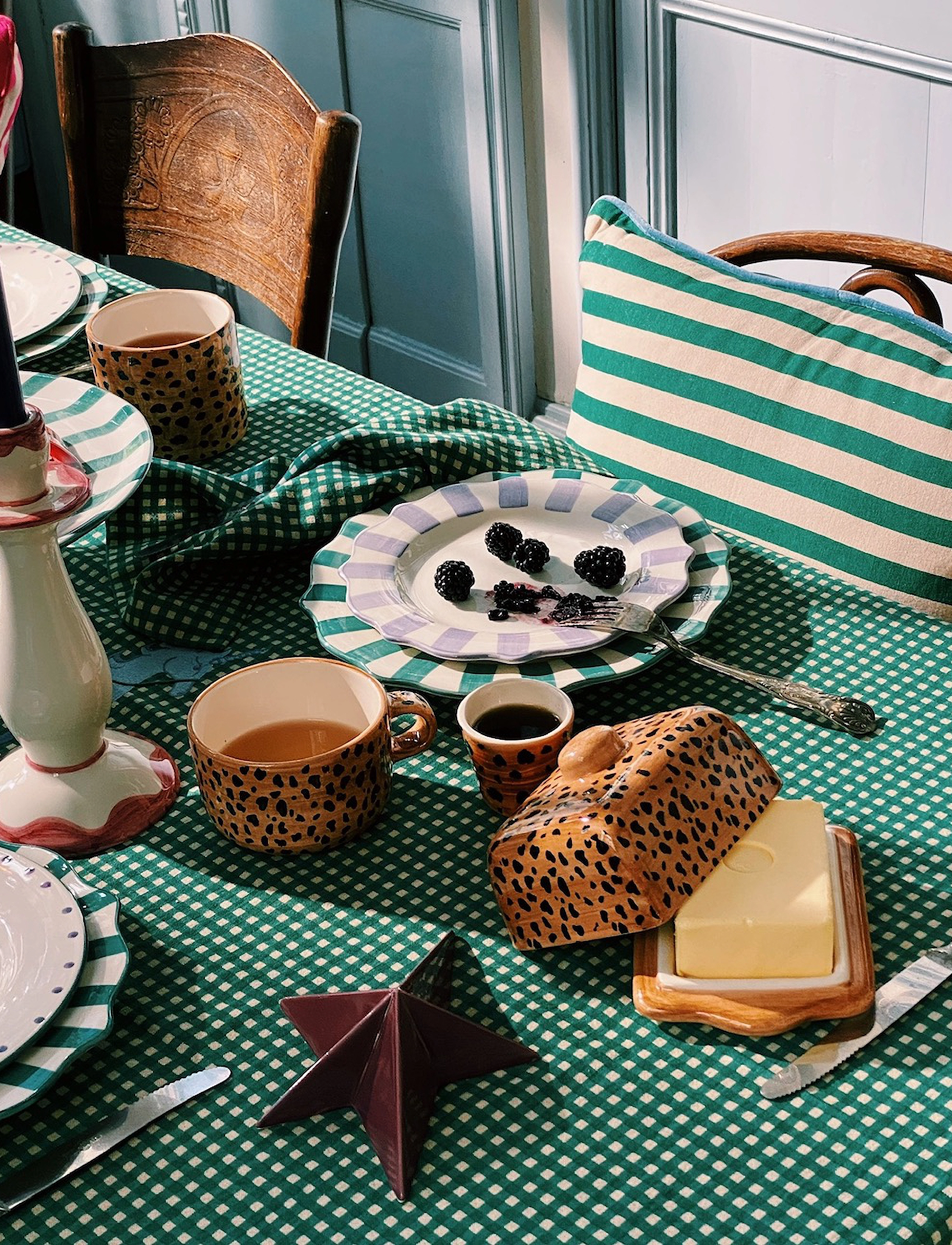 Anna + Nina - Leopard Espresso Cup - brown - 2