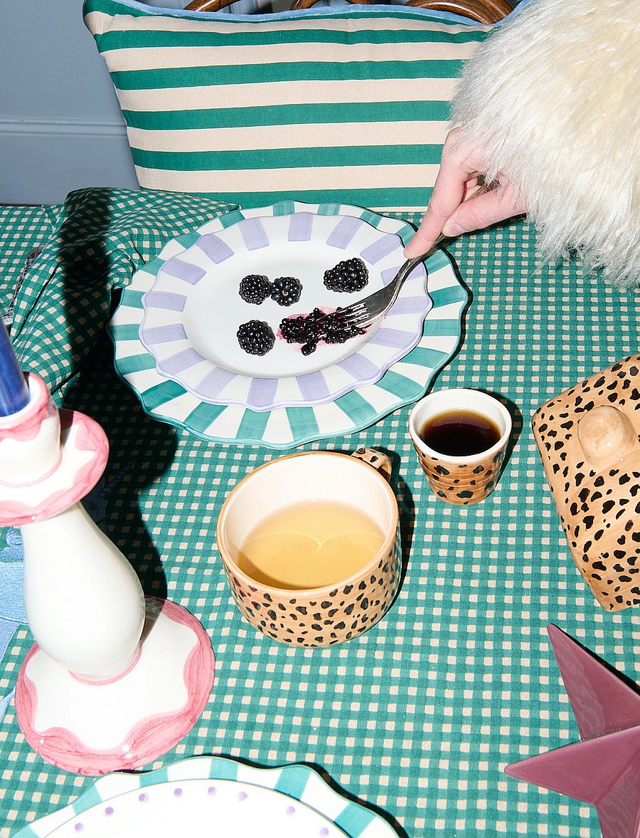 Anna + Nina - Leopard Espresso Cup - kaffetassen - brown - 3