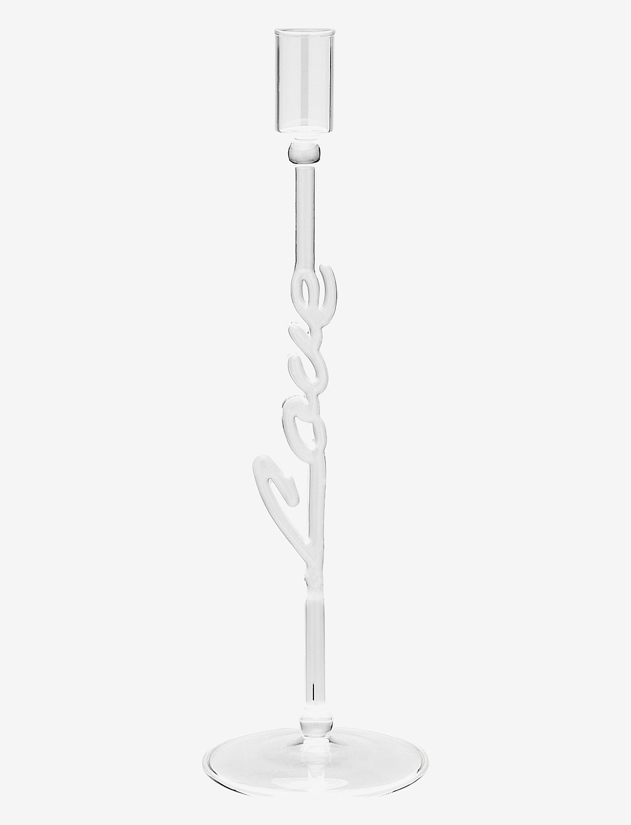 Anna + Nina - Love Candle Holder - köp efter pris - clear - 0