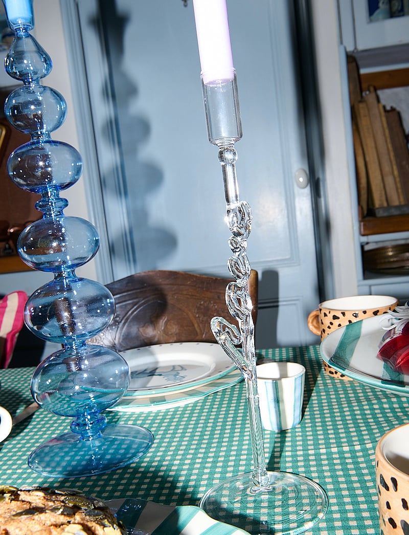 Anna + Nina - Love Candle Holder - küünlajalad - clear - 2