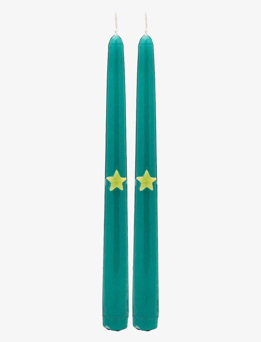 Anna + Nina - Christmas Star Candle Set of 2 - multicolor - 1