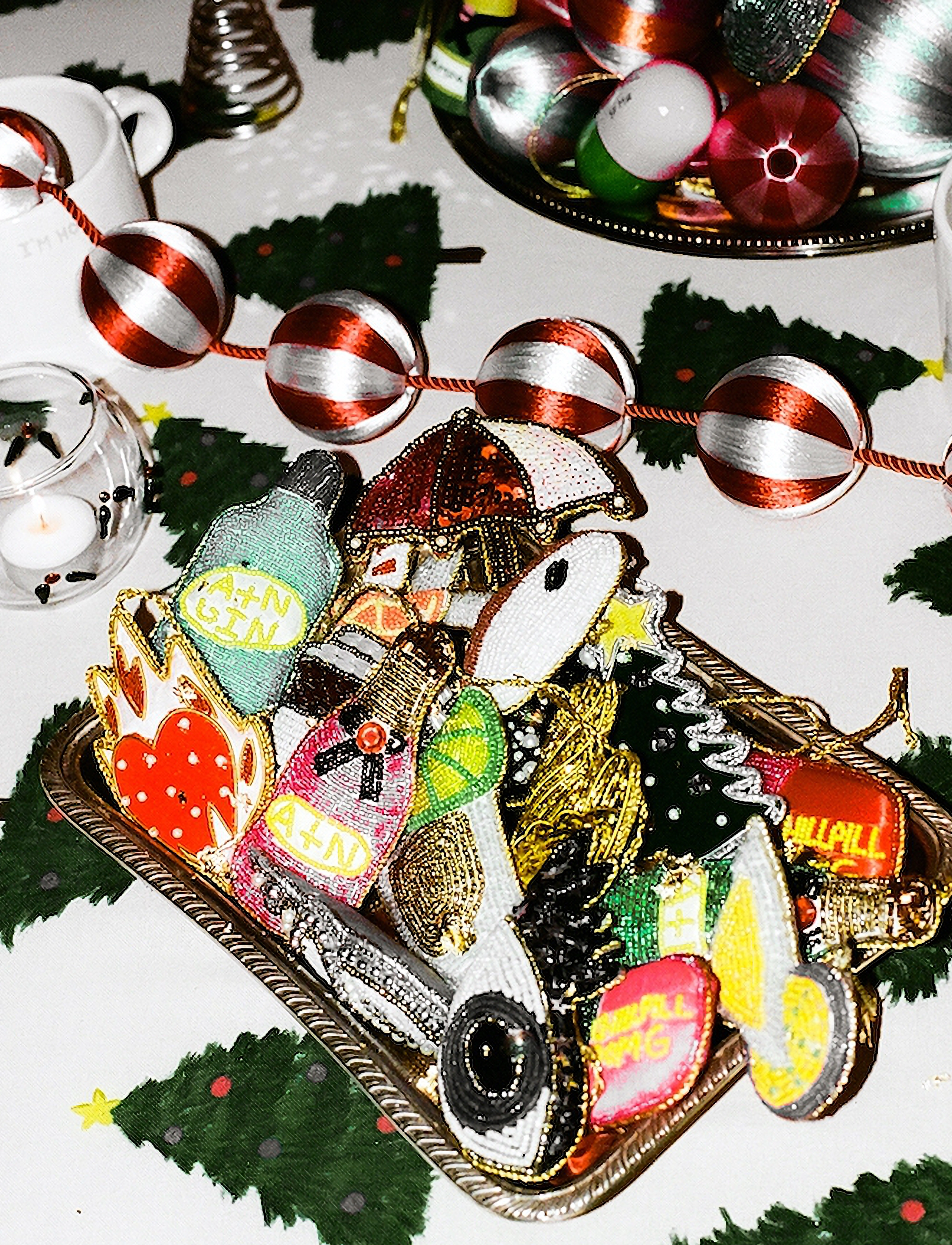 Anna + Nina - Cosmopolitan Ornament - multicolor - 1