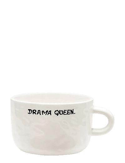 Anna + Nina Drama Queen Cappuccino Mug - Kaffetassen - MULTI COLOURED / cream